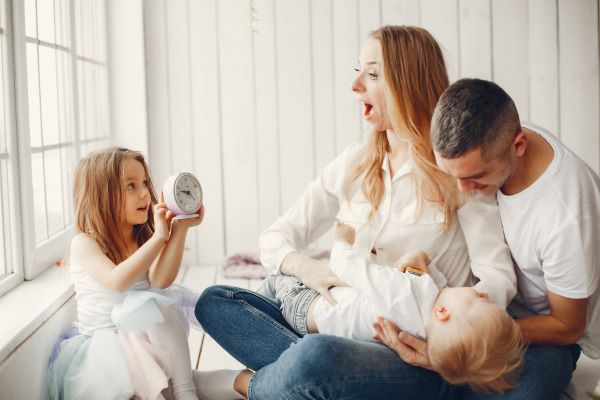 Zeit für die Familie zu nehmen